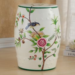 Керамический табурет белый, Весна