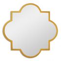 Clover Gold (Кловер) Зеркало в раме Svart 70*70 см