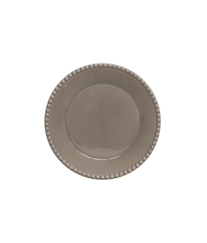 Тарелка закусочная Tiffany, тёмно-серая, 19 см