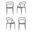 Комплект из 4-х стульев Margo серый