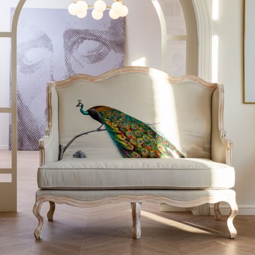 Двухместный диван «Королевская птица» (беж)