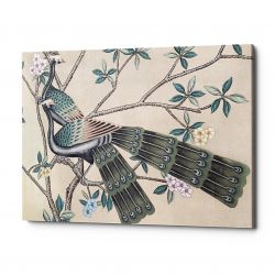 Картина «Императорский павлин», версия 6 (холст, галерейная натяжка)