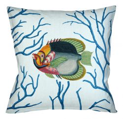 Декоративная подушка «Фантастика подводного мира» версия 8 (блю)