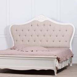 GW110L Кровать 180х200, обивка HR150-2, с решеткой