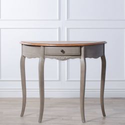 ST9324-GREY Стол-консоль овальный Belveder, серый
