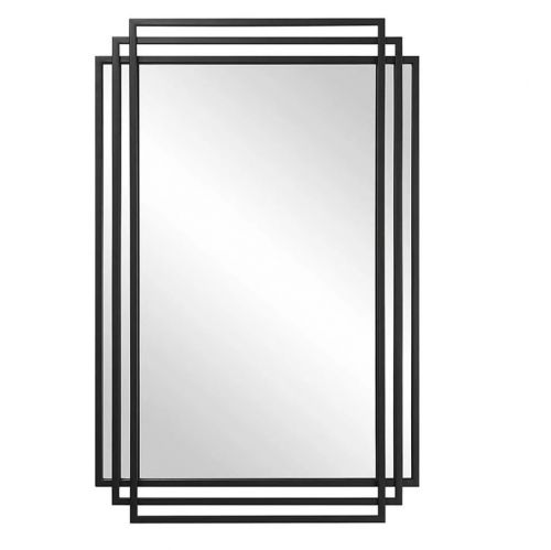 Зеркало настенное в черной раме “Коэн”