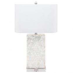 Настольная лампа с перламутром “Орен”