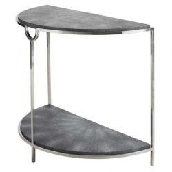 Серая полукруглая консоль “Мэгги”