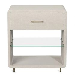 Бежевая прикроватная тумба “Тейт”