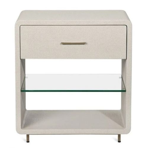 Бежевая прикроватная тумба “Тейт”