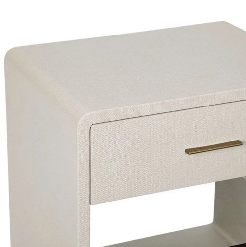 Бежевая прикроватная тумба “Тейт”