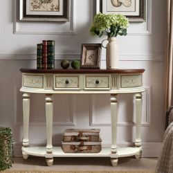 Консоль Cilan 121, античный белый