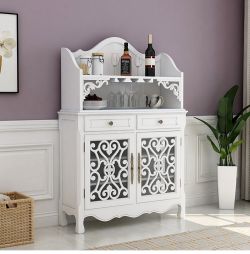 Буфет 2 двери с полкой Painting 104 Белый