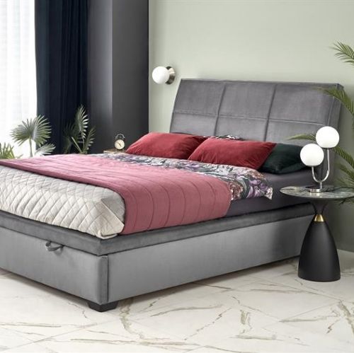 Кровать Halmar CONTINENTAL 2 Monolith85 (серый) 160/200