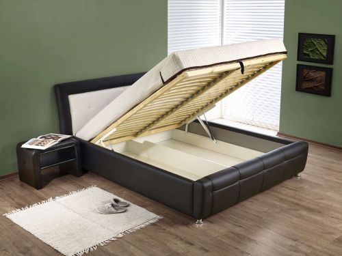 Кровать Halmar SAMANTA P (коричнево-бежевый)
