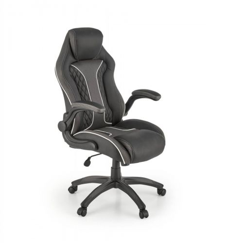 Кресло компьютерное Halmar HAMLET (черный/серый)