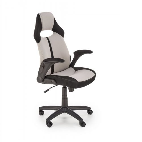 Кресло компьютерное Halmar BLOOM (серый/черный)