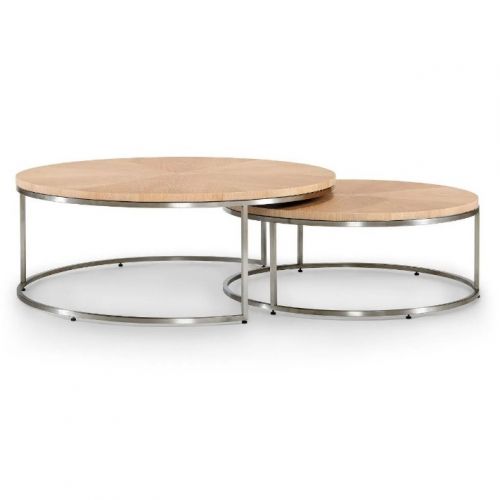 Комплект кофейных столов из дуба “Фитц”