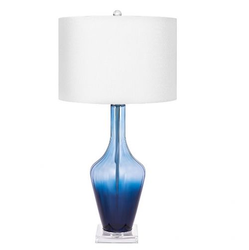 Синяя настольная лампа “Одри”
