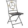 Стул складной «Гарда» (черный антик)