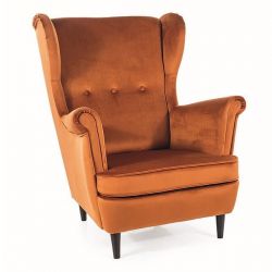 Кресло Signal LORD VELVET (корица/венге)