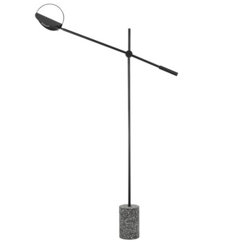 Чёрная напольная лампа “Линн”