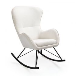 Кресло-качалка Halmar LIBERTO 3 (белый)