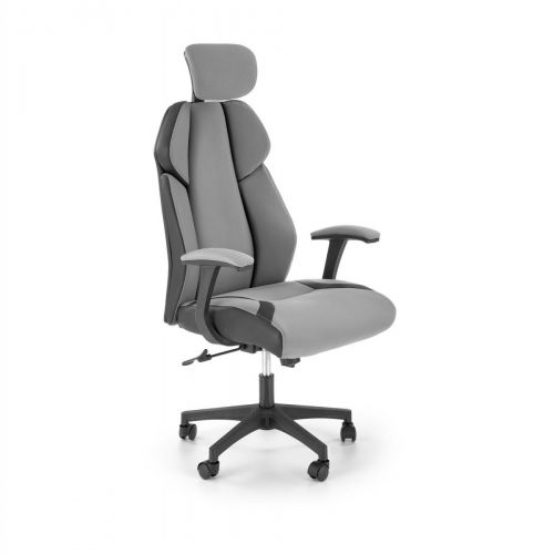 Кресло компьютерное Halmar CHRONO (серо-черный)