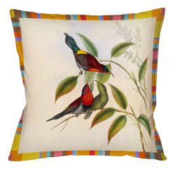 Подушка интерьерная «Птицы Солнца» (версия 6)