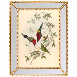 Картина «Птицы Солнца» (версия 2) в раме «Аксель» S