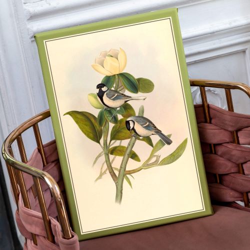 Картина на холсте «Птицы Солнца» 30×45, холст, галерейная натяжка (версия 10)