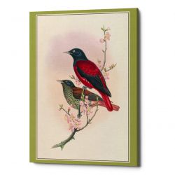 Картина на холсте «Птицы Солнца» 30×45, холст, галерейная натяжка (версия 11)