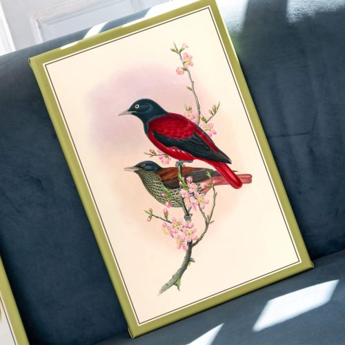 Картина на холсте «Птицы Солнца» 30×45, холст, галерейная натяжка (версия 11)