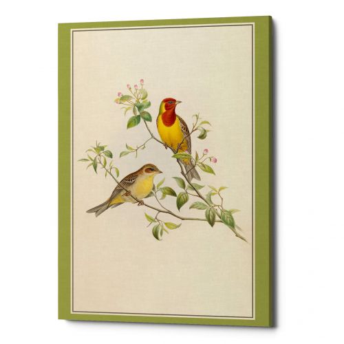 Картина на холсте «Птицы Солнца» 30×45, холст, галерейная натяжка (версия 11)