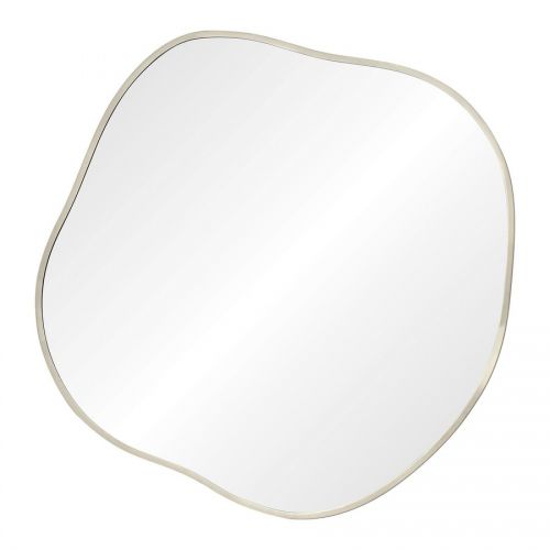 Organic L Silver (Органик) Зеркало в тонкой раме Smal Ø91 см