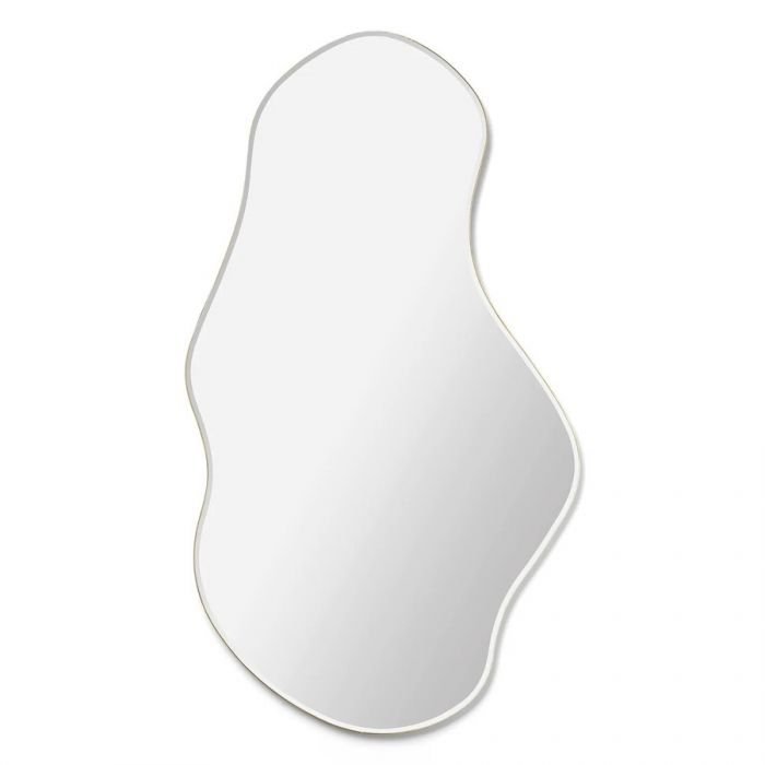 Lake Gold (Лэйк) Зеркало в тонкой раме Smal 58*110 см