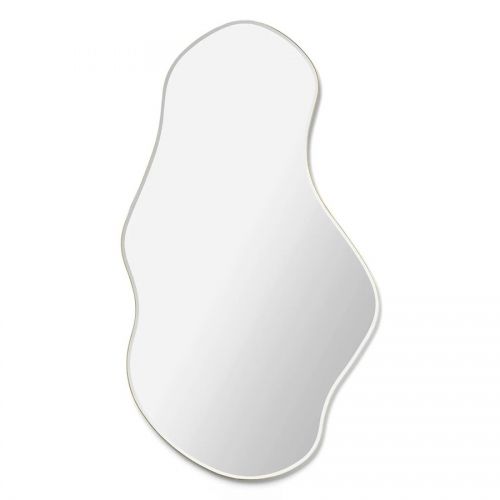 Lake Silver (Лэйк) Зеркало в тонкой раме Smal 58*110 см