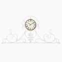 Настенные часы «Вуаль-Руж» (белый антик)