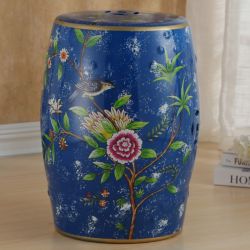 Керамический табурет темно-синий Зимородок