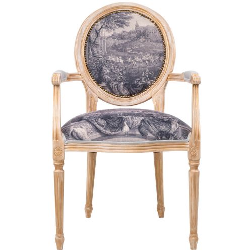 Полукресло «Блуа» гризайль лайт (Ноябрь, Стрелец)