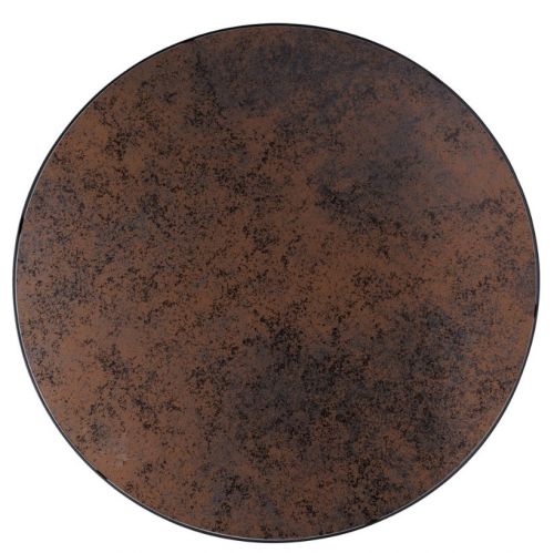 Стол журнальный Signal ANTILA (коричневый эффект камня/черный)