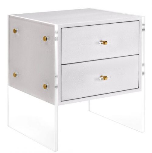 Серая прикроватная тумба “Берк”