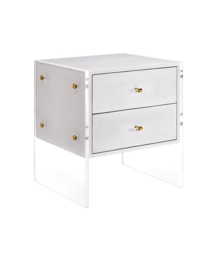 Серая прикроватная тумба “Берк”