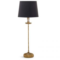 Настольная лампа “Грант” с черным абажуром