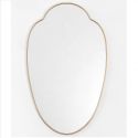 Милис (Milis) Золото Зеркало в тонкой раме 55*89 см