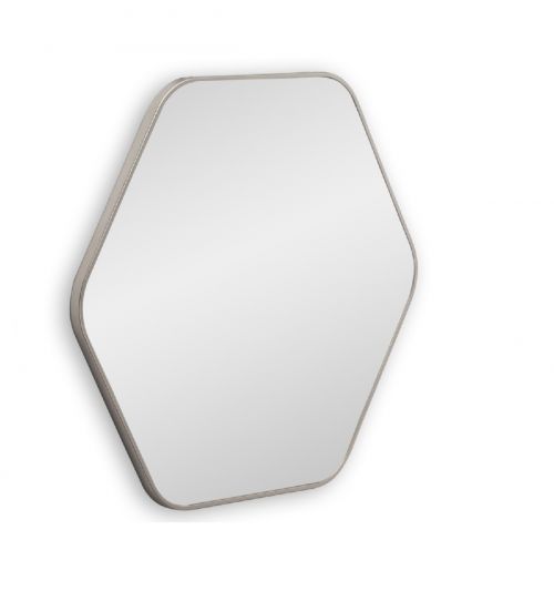 Hexagon S Silver (Хексаген) Зеркало в тонкой раме Smal 60*54 см