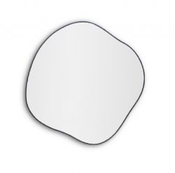 Organic M Black (Органик) Зеркало в тонкой раме Smal Ø61 см