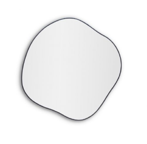 Organic M Black (Органик) Зеркало в тонкой раме Smal Ø61 см