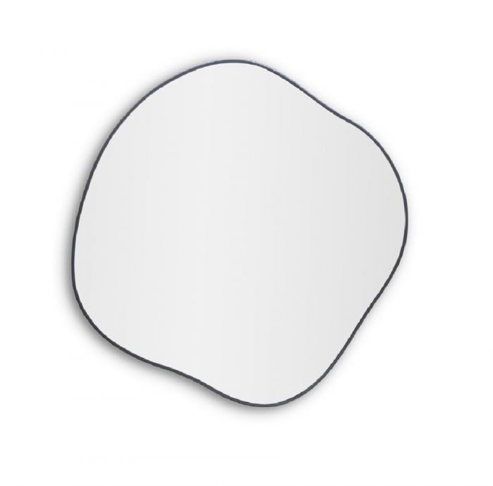 Organic M Black (Органик) Зеркало в тонкой раме Smal Ø61 см