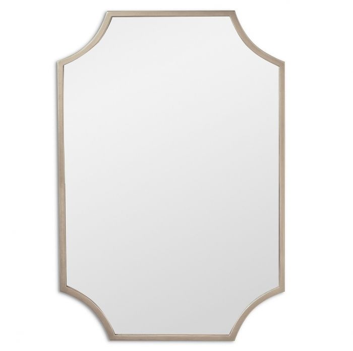 Lyra Silver (Лира) Зеркало в раме Svart 65*95 см